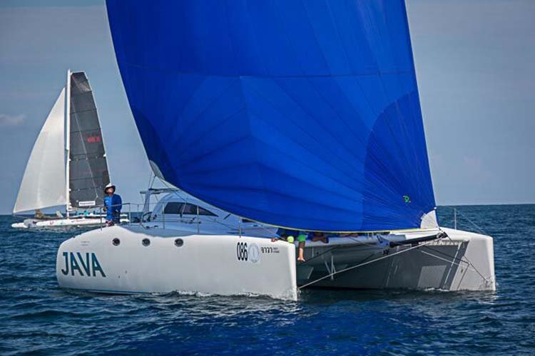 racing catamaran sail
