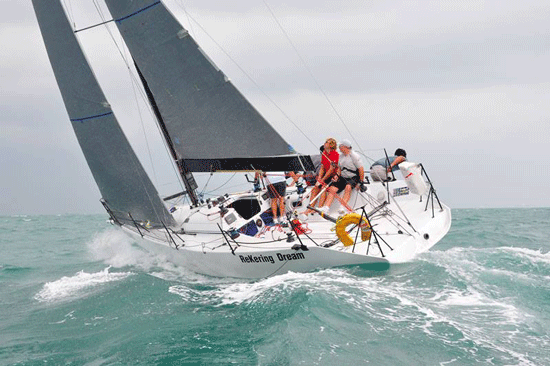 Ker 32 racing yacht with carbon sails